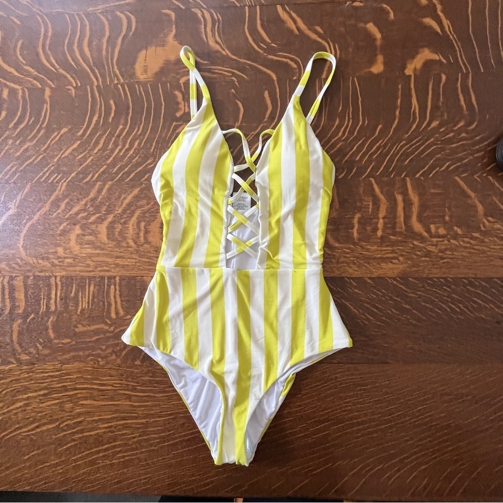 Dippin' Daisy's Yellow and White Swimwear